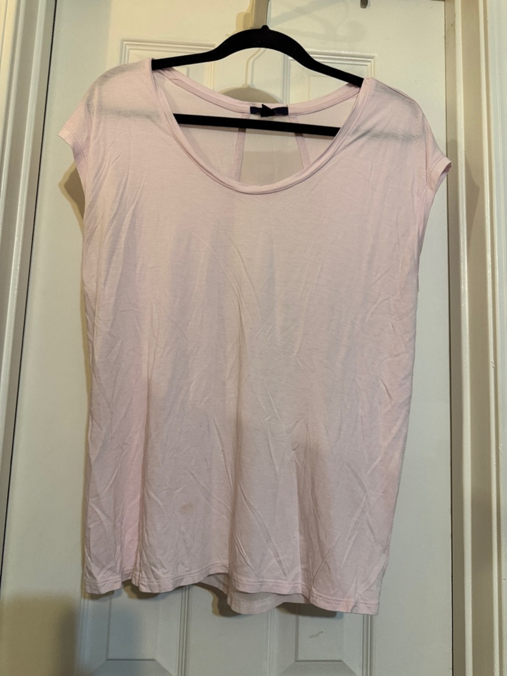 GAP Light Pink Scoop Neck Short Sleeve Tee